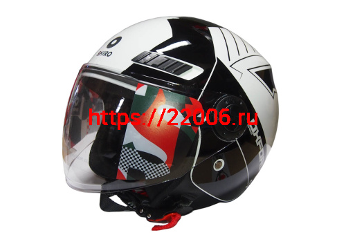 Шлем открытый SHIRO SH-62 OXFORD EVO, цвет WHITE, размер L Шлем открытый SHIRO SH-62 OXFORD EVO, цвет WHITE, размер L