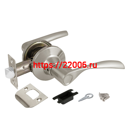 Ручка Ajax (Аякс) защелка DK610 SN-PS (6010 SN-P) (без фик.) мат. никель Ручка Ajax (Аякс) защелка DK610 SN-PS (6010 SN-P) (без фик.) мат. никель