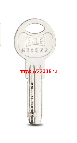 Цилиндровый Kale kilit (Кале килит) механизм 164 SN/80 (30+10+40) mm никель 5 кл. фото 4