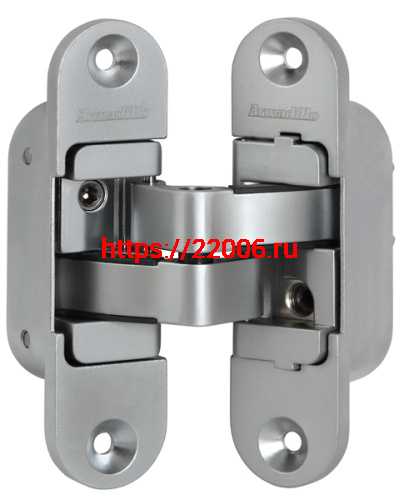 Петля Armadillo (Армадилло) скрытой установки U3D6200R SC правая (Architect 3D-ACH 60) мат. хром 60 кг