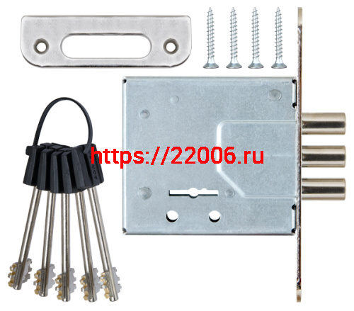 Замок Sam (Сам) врезной сувальдный ЗВ8-8У/15, 5 кл. /79600/ фото 3