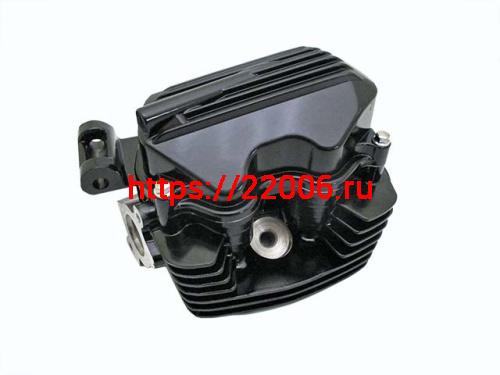Головка цилиндра в сборе СG125 черная (клапана, рокера, распредвал, крышки)