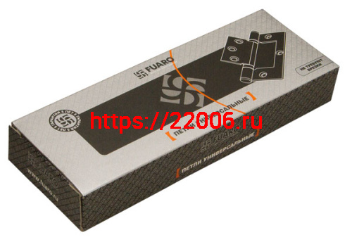 Петля Fuaro (Фуаро) универсальная без врезки IN4300W AC (300-2BB 100x2,5) медь фото 2