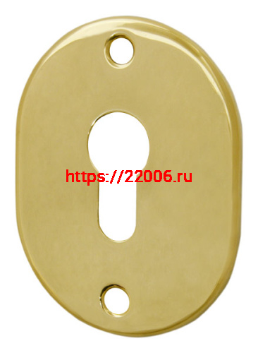 Декоративная накладка Fuaro (Фуаро) под цилиндр ESC 416 GP ЛАТУНЬ