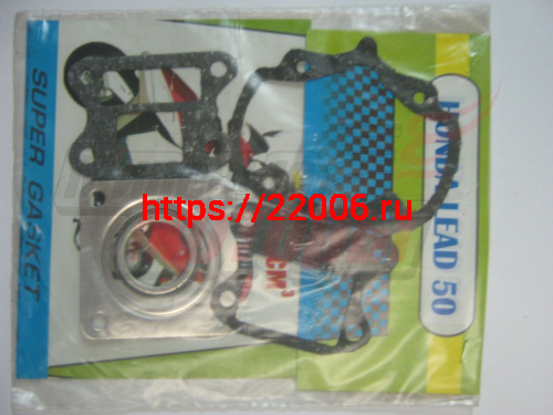 Набор прокладок двигателя HONDA Lead50 средний (5 шт) (Россия) Набор прокладок двигателя HONDA Lead50 средний (5 шт) (Россия)