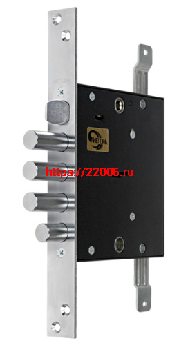 Замок Mettem (Меттэм) врезной сувальдный с защёлкой ЗВ9 144.1.0 с тягами, 5 кл.
