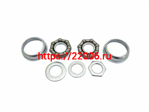 Детали рулевой колонки под резьбовой шток 25.4 мм 7 шариков Детали рулевой колонки под резьбовой шток 25.4 мм 7 шариков