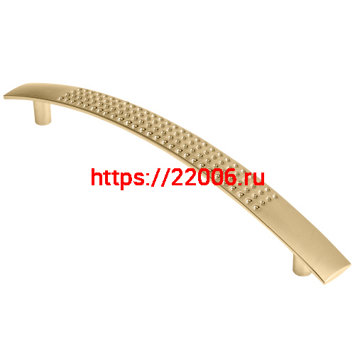 Ручка-скоба Ajax (Аякс) мебельная MB-H-003-128 мм PB золото