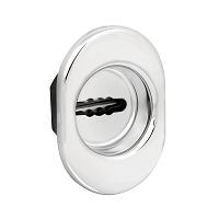 Накладка Fuaro (Фуаро) на сувальдный замок ESC.S-auto/U/OV.477 (ESC 477 U (70х50) ) с подпруж. шторками СР хром