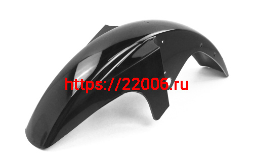 Крыло переднее YBR125 ЧЁРНОЕ фото 2