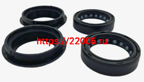 Сальники + пыльники передней вилки (33*43*10.5)+(33*43*14) (комп 4шт)