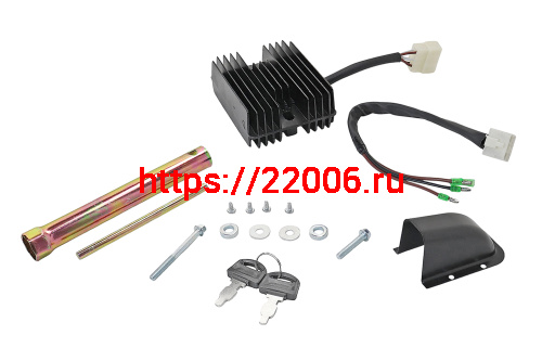 Двигатель LIFAN 17 л.с. NP445E с катушкой 18А, электростартер (445cc, вал d25) фото 6