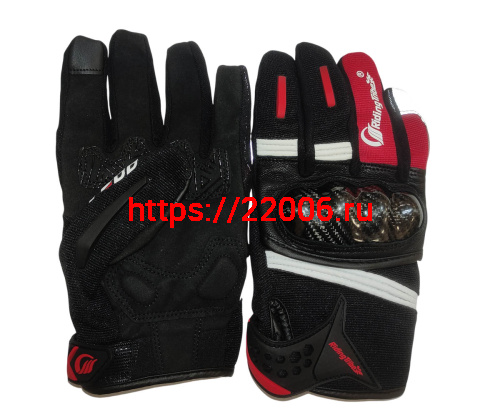 Перчатки PRO-BIKER MCS-57 (чёрно-красные), р-р M