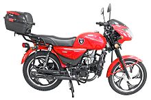 Мопед KT50 Alpha "Пегас" РЕСТАЙЛИНГ (Тюнинг) компл: ЛЮКС с обтекателем фары КРАСНЫЙ