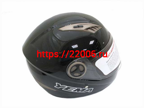 Мотошлем YM-827 черный (L)