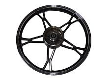 Обод 17" задний литой, барабан. тормоз 1,4-17  Альфа, RUBIKON (стандарт черный) (НАБОР)