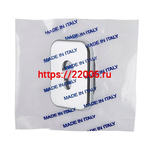 Декоративная Armadillo (Армадилло) Квадратная накладка на цилиндр ET-DEC SQ (ATC Protector 1) S CP-8 Хром TECH фото 2