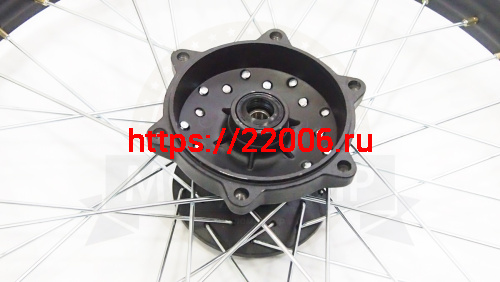 Обод 21" передний спицы,  диск. тормоз 1,6-21  (ПИТ-БАЙК250) TTR250  ось 12мм, 6 отв, 36Н фото 4