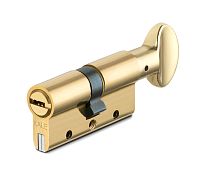 Цилиндровый механизм Kale kilit (Кале килит) с вертушкой 164 DBM-E/70 (30+10+30) mm латунь 5 кл.