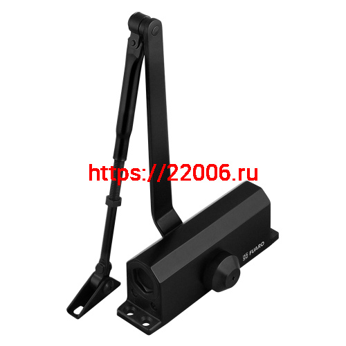Доводчик Fuaro (Фуаро) дверной DC20-2 (DC-202) BL до 45 кг (черный)