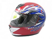 Мотошлем YM-802А красный (XS)