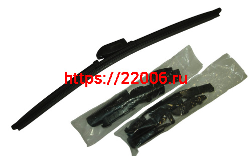 Щетка стеклоочистителя METO бескаркасная (12 адаптеров) 21"(525мм) WB-628T, КОРОБОЧКА фото 2