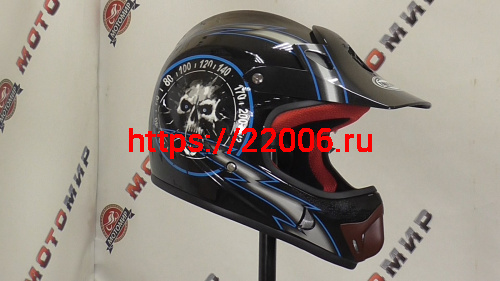 Шлем детский кроссовый FALCON XZС03, размер XL (61-62) фото 2 Шлем детский кроссовый FALCON XZС03, размер XL (61-62) фото 2