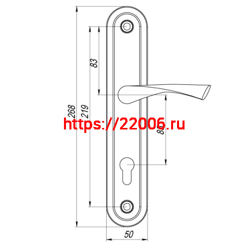 Ручка Punto (Пунто) на планке HANDLE90.CRONA.04-85 (P90 8504 CRONA) AB бронза фото 3