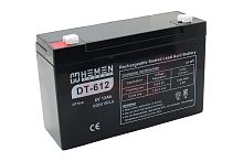 Аккумулятор герметичный 6В12Aч HEMEN ENERGY DT612 (OT12-6)(151x50x94mm)(электромашинки)