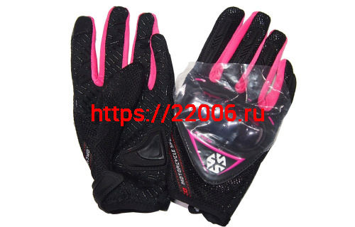 Перчатки женские SCOYCO (оригинал) МС-44W, черный с розовым, р-р XL Перчатки женские SCOYCO (оригинал) МС-44W, черный с розовым, р-р XL