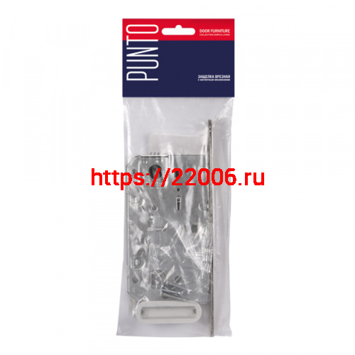 Защелка Punto (Пунто) врезная магнитная ML96WC-50 BL (черный) фото 2