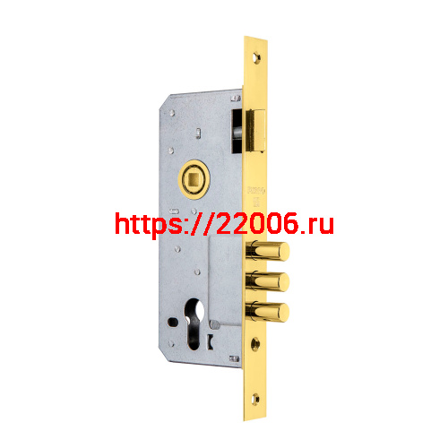 Корпус Fuaro (Фуаро) врезного замка с защёлкой DD900/C-45.85.3MR (900 3MR W/B) PB латунь