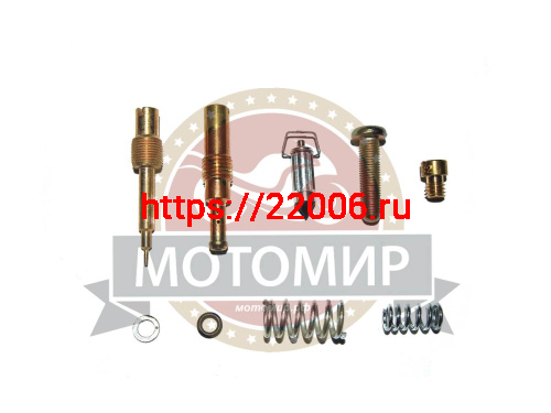 Ремкомплект карбюратора 4х такт. 139QMB 80см3 (жиклеры+прокладка) фото 2