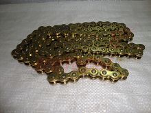 Цепь 108 зв. 520-108 L тюнинг , цвет ЗОЛОТО (Falcon,ENDURO, Fighter)