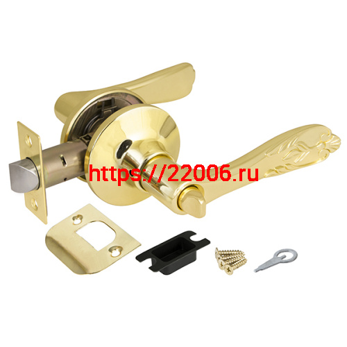 Ручка Punto (Пунто) защелка 6033 PB-B (фик.) золото