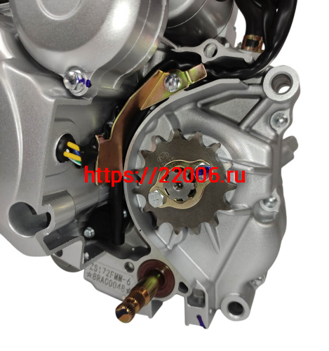 Двигатель 4т. 250 см3 172FMМ-6  ZONGSHEN CB250-R (воздушное охлаждение) 5МКПП, кик+эл.старт фото 3