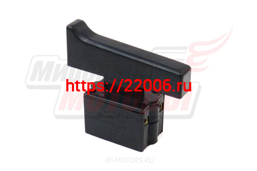 Выключатель (№179) клавиша Гусь короткий с тонким фиксатором фото 2