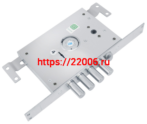 Замок Guardian (Гардиан) врезной сув. с защёлк ЗВ 21.14 Т (прав) со смен.мех-ом, (без накл), дл. кл. 54мм, 5+1/123:451/