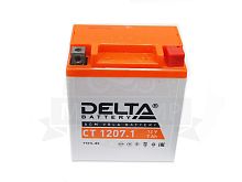Аккумулятор 12В  7 А/ч, кислотный AGM ((Delta CT 1207.1) , (114x71x131) обратная полярность