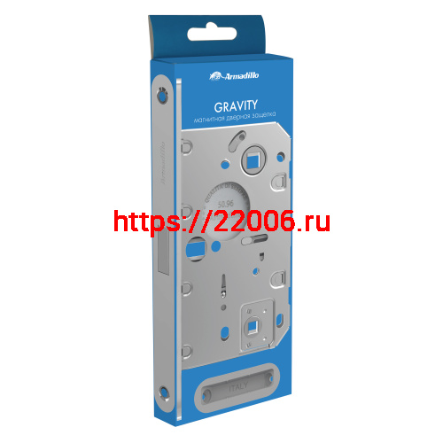 Магнитная Armadillo (Армадилло) защелка WC с ответной планкой GRAVITY G01.190.50.96 MWSC итальянский тисненый фото 2