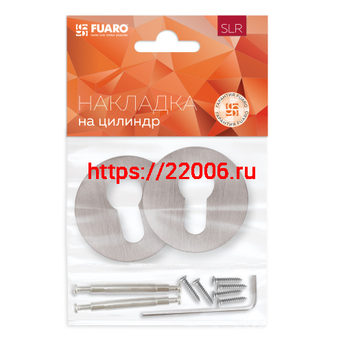 Накладка Fuaro (Фуаро) на цилиндр ET.R.SLR52 GM оружейная сталь фото 2