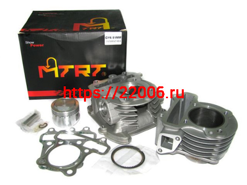 Цилиндро-поршневая группа MTRT 139QMB 4Т d-51мм 85cc c головкой увеличенными клапанами d-20/23mm TW