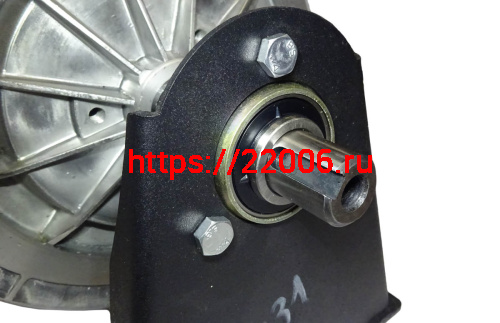 Диск реверса мотобуксировщика 2х опорный на подшипниках (посадка 25мм,) 280мм, фото 4