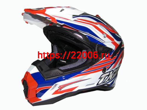Мотошлем THH TX-25 №1 white/red blue (XS)