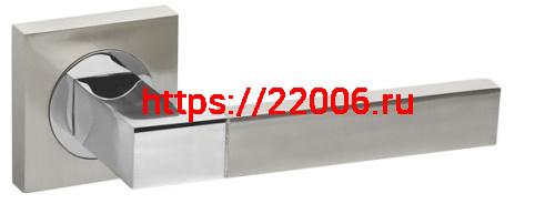 Ручка Fuaro (Фуаро) раздельная K.KM52.ETHNO (ETHNO KM) SN/CP-3 матовый никель/хром