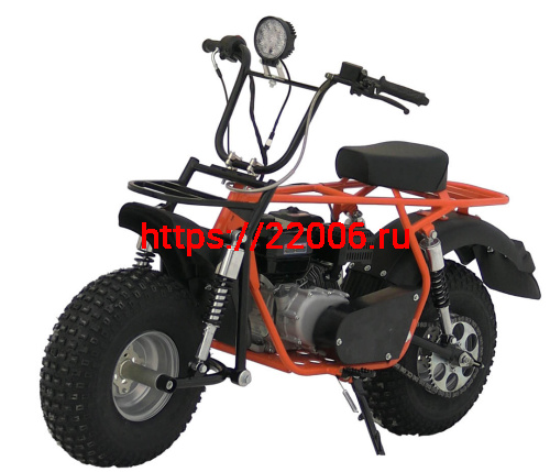 Мотоцикл СКАУТ САФАРИ 3L- 8Е+  BIGFOOT (ФАРА, ЭЛ.СТ. перед. и задн. подв., 8,0 л.с., РЕДУКТОР) фото 2