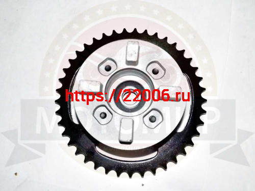 Звезда 41 зуб. (428) (d54mm - 4 x 49mm) цепи, задняя Альфа в сборе с основанием фото 2