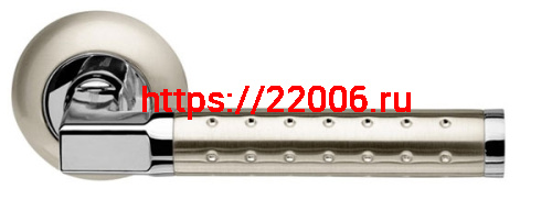 Ручка Armadillo (Армадилло) раздельная Eridan LD37-1SN/CP-3 матовый никель/хром