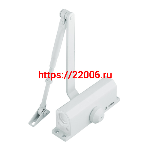 Доводчик Fuaro (Фуаро) дверной DC20-3 (DC-203) WH до 65 кг (белый)