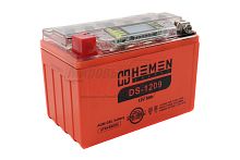 Аккумулятор 12В 9Ач HEMEN ENERGY DS1209 (UTX9-BS(DS)) С ДИСПЛЕЕМ(гелевый)(прямая полярн) (150*87*107мм)
